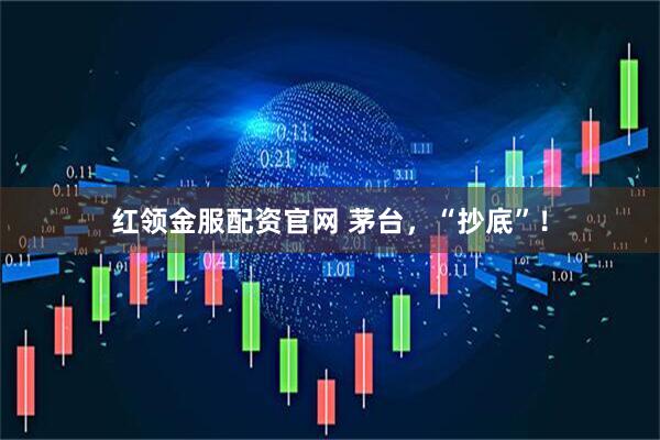 红领金服配资官网 茅台，“抄底”！